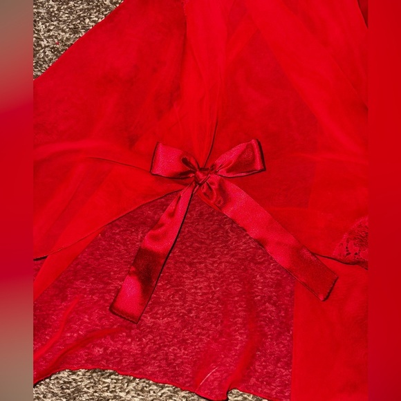 Victoria's Secret Red Lace Lingerie - Picture 4 of 5